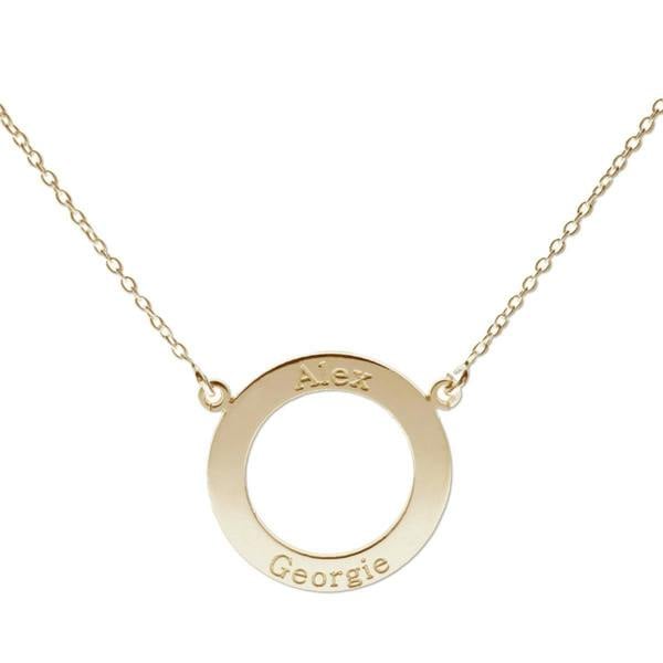 Christopher James of London 9ct Yellow Gold Personalised Ring Pendant