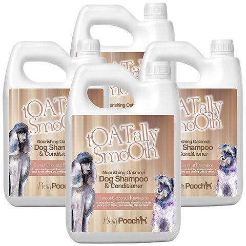 Pretty Pooch tOATally Smooth Oatmeal Dog Shampoo 5L x4
