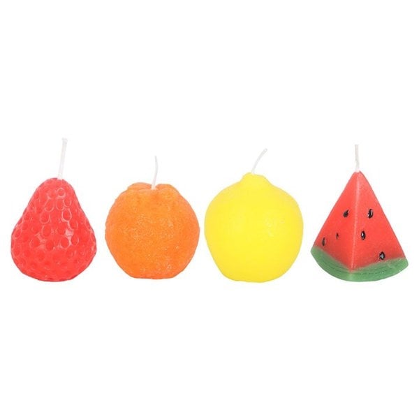 Serano Set of 4 Fruit Shaped Candles