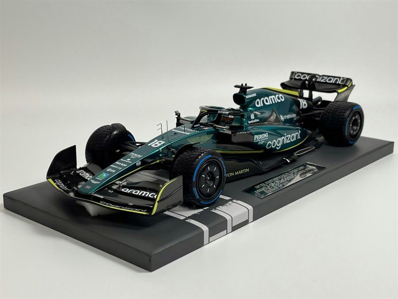 Minichamps Lance Stroll Aston Martin Aramco Cognizant Formula One Team AMR22 Monaco GP 2022 1:18 117220118