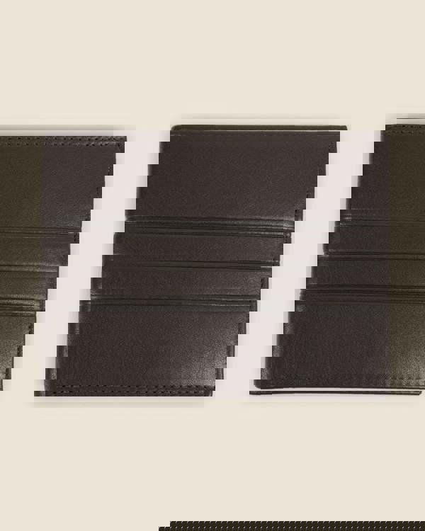 Larsson & Co Kemi - Leather Wallet With Embossed Stripe