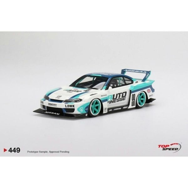 TSM LB-Super Silhouette Nissan S15 Silvia Auto Finesse 1:18 Scale TSM TS0449