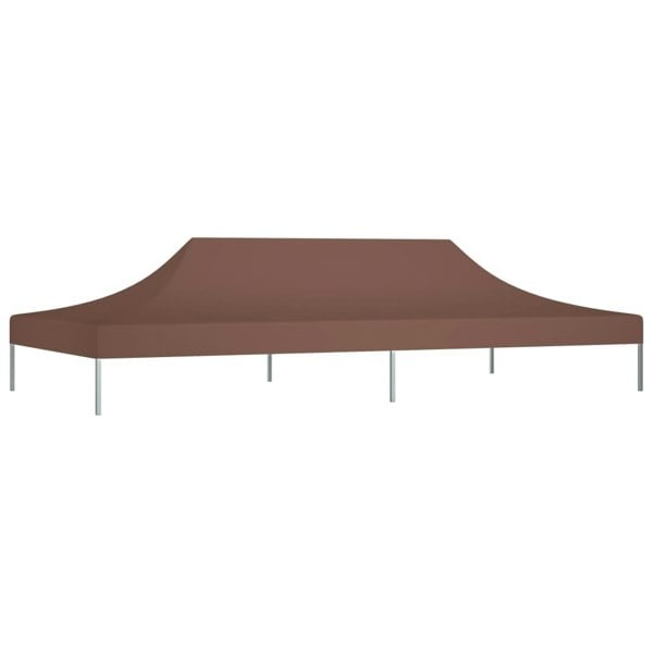 Berkfield Party Tent Roof 6x3 m Brown 270 g/m2
