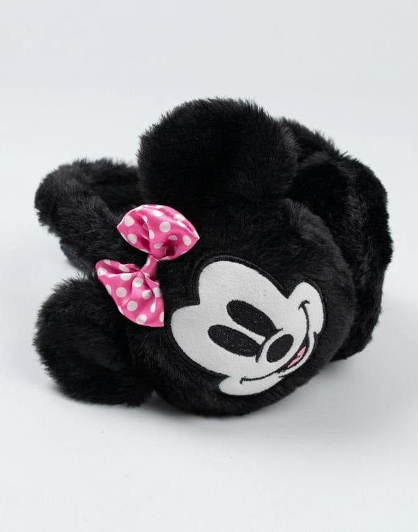 Disney Girls Black Minnie Earmuffs (One Size)