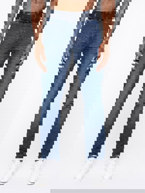 Crosshatch Princed Denim Jeans Dark Wash