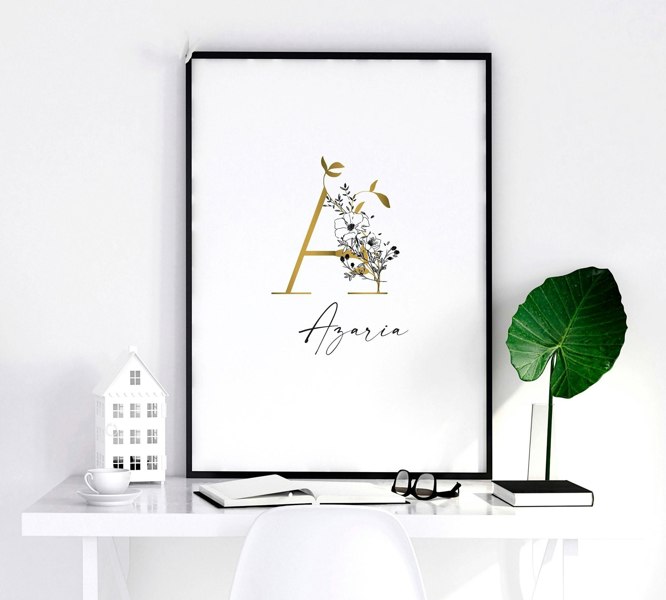 First year of marriage anniversary gift | set of 3 wall art prints