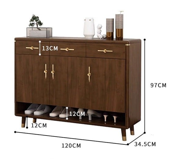 Piper Shoe Storage, Wood with understair shoe storage