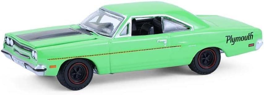 MCSlots Plymouth Road Runner 1970 Green 1:64 Scale Greenlight 13370B