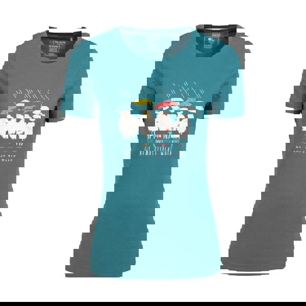 Mountain Warehouse Womens/Ladies Great British Weather T-Shirt - Teal - 