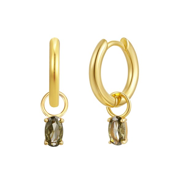 Gold Trip August Birthstone Earring Charm