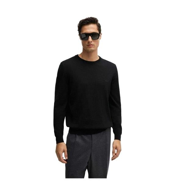 Boss Mens Botto Knitted Jumper - Black - 