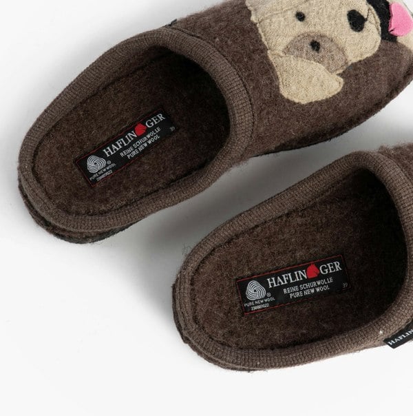 Haflinger RUDI Womens Slippers Brown