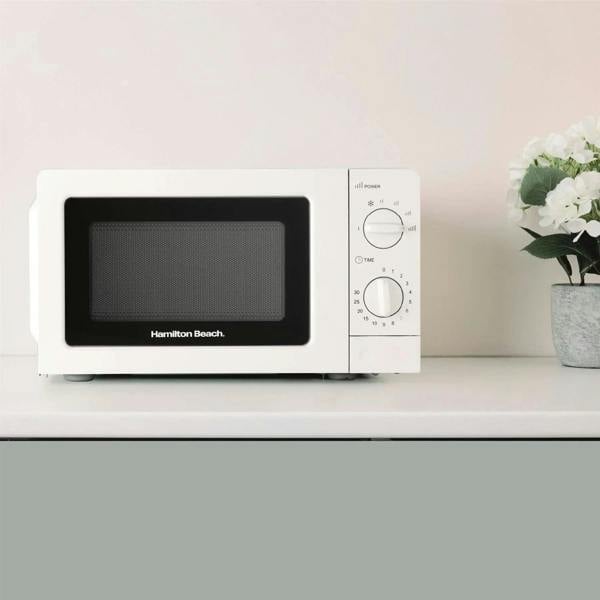 Hamilton Beach Diamond Kettle, Toaster & 20L Standard Microwave Set - White - Hamilton Beach UK