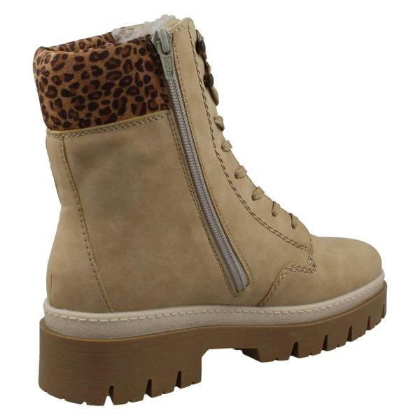 Rieker Ladies Rieker-Tex Warm Lined Platform Ankle Boots Z9430
