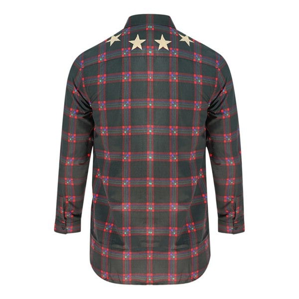 Givenchy Brown Check Casual Shirt