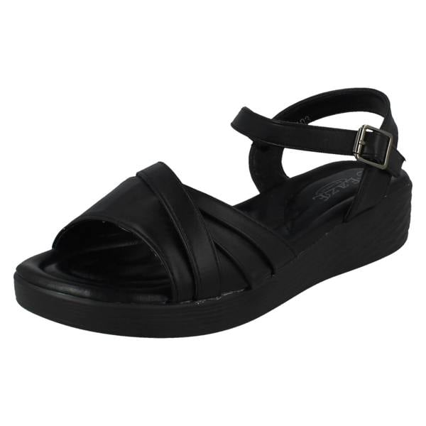 Eaze Ladies Eaze Buckle Fastening Summer Sandals F12103
