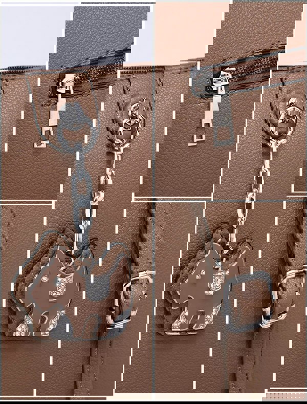 Kitise Chic Puppy Charm Crossbody Messenger Bag Slim Strap