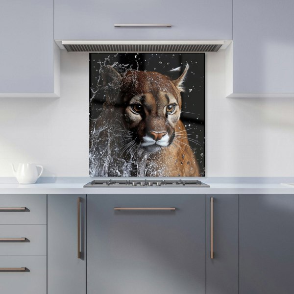 Warren Reed - Designer Fierce Puma in Motion Kitchen Splashback