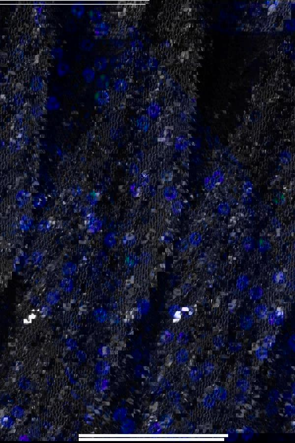 Puff Sleeve Tiered Hem Maxi Dress - Navy DR4022