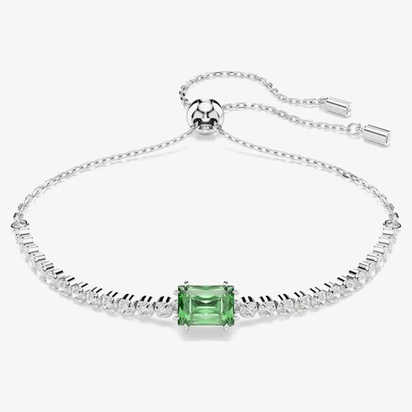 Swarovski Matrix Tennis Green Zirconia Crystal Bracelet 5693411