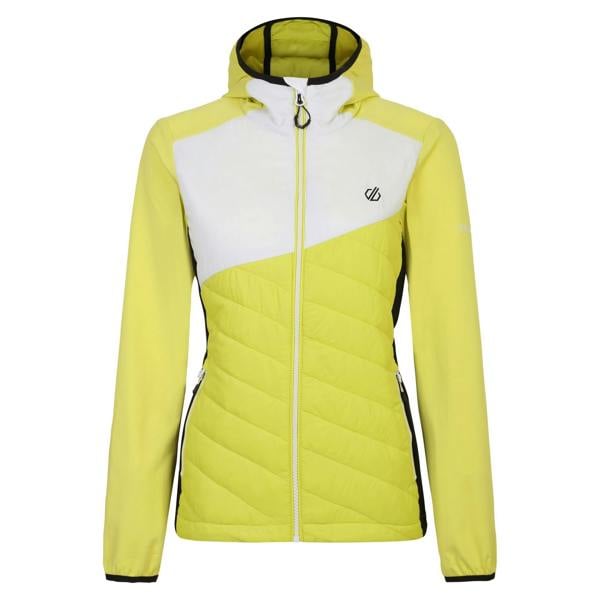 Dare 2B Womens/Ladies Ascending Hybrid Jacket - Yellow Plum/White - 
