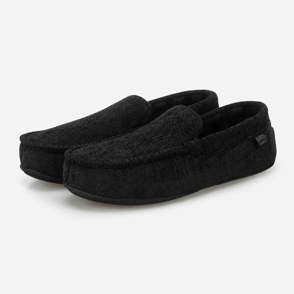 Totes SOFT CORD Moccasins Moccasins   in  Black