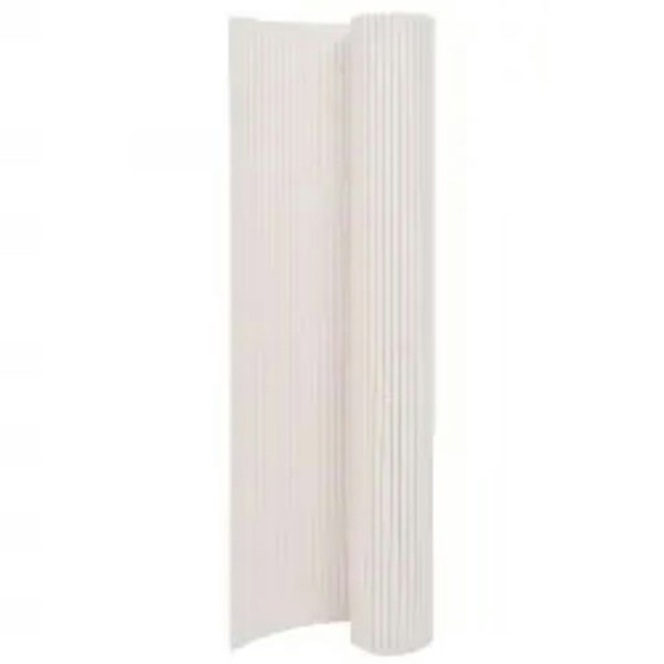 Berkfield Double-Sided Garden Fence 110x500 cm White