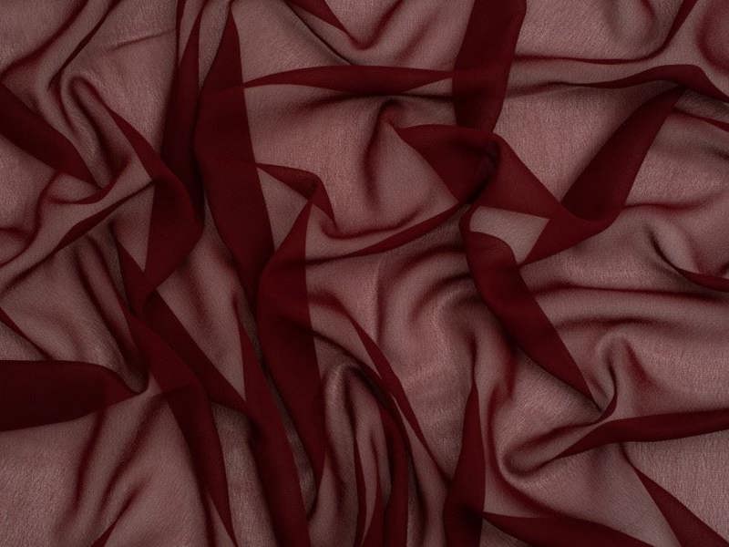 Minerva Core Range Minerva Light Sheer Chiffon Fabric - Plain Design Dressmaking Fabric, 110 cm / 44" Wide - per metre