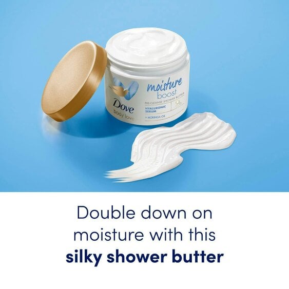 Dove Moisture Rich Trio Shower Butter 238ml, Body Wash 400ml & Body Lotion 400ml