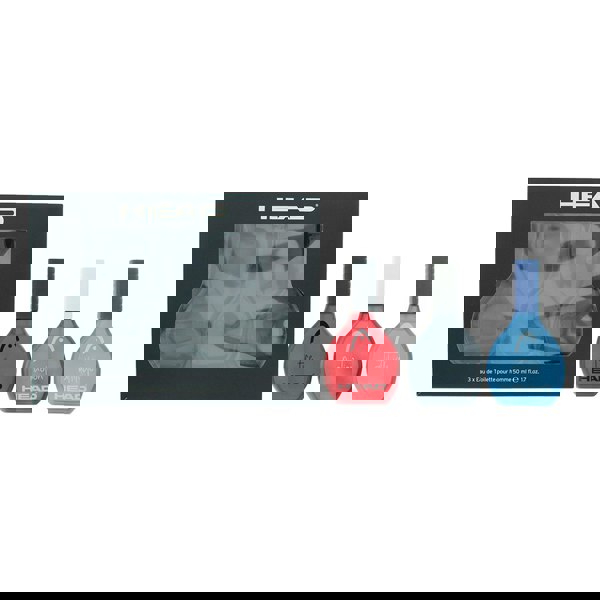 Head Men 3 Piece Gift Set: Attitude Eau de Toilette 50ml - Fire Eau de Toilette 50ml - Motion Eau de Toilette 50ml