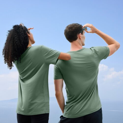 CabinZero Ultralight Travel T-shirt, Tencel-Merino Blend, Odour-Resistant & Quick-Dry - Absolute Black
