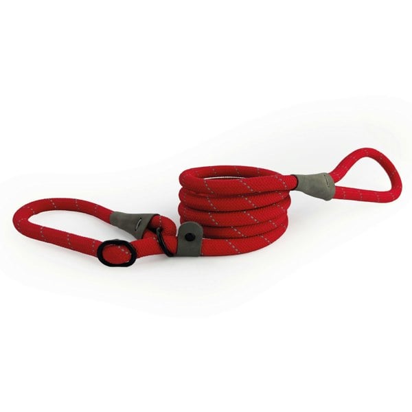 HugglePets Advanced Reflective Slip Lead - Red