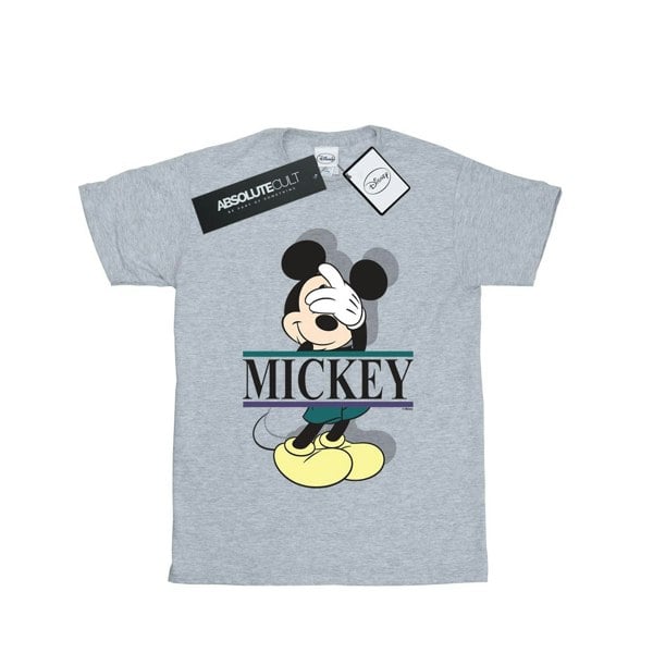 Disney Boys Mickey Mouse Letters T-Shirt - Sports Grey