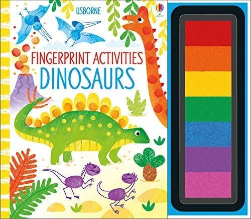 Fingerprint Activities 4 Book Set (Under the Sea, Fingerprint Activities, Dinosaurs, Bugs)