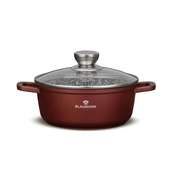 Berlinger Haus Casserole with Lid, 20 cm Blaumann BL4077| Cera Stone