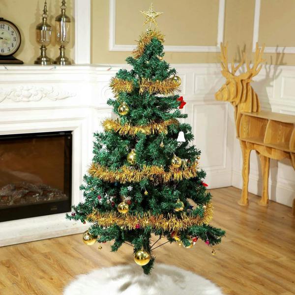 Gold Christmas Tinsel Range - 2m Thick Shiny Trim and Pack Sizes for Home Decorating image 9