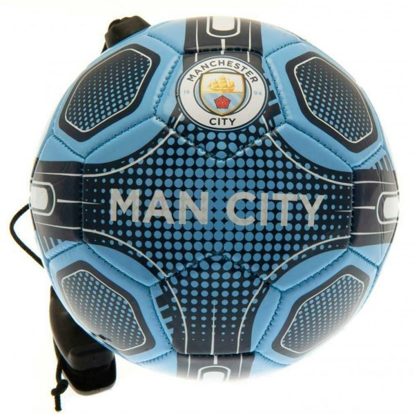 Manchester City FC Skills Training Ball - Sky Blue/Navy Blue