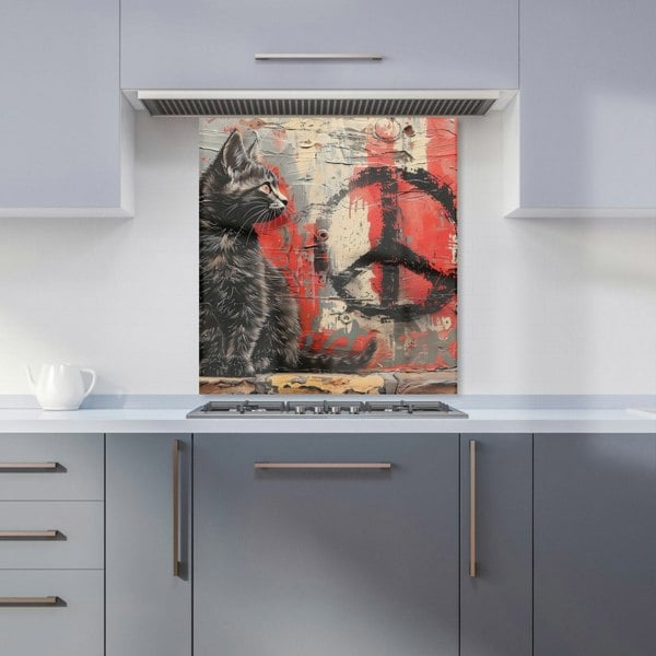 Warren Reed - Designer Urban Peace: A Banksy-Inspired Kitten Kitchen Splashback