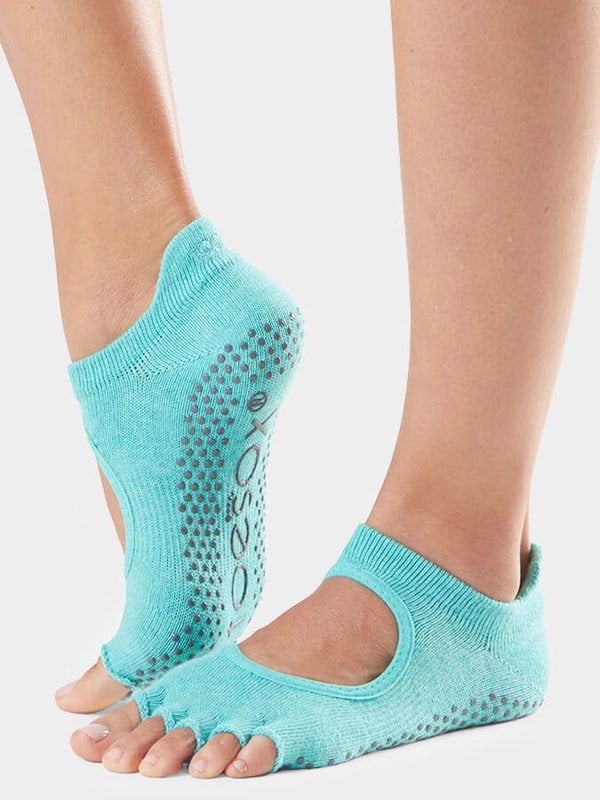 ToeSox Half Toe Bellarina Women's Yoga Grip Socks