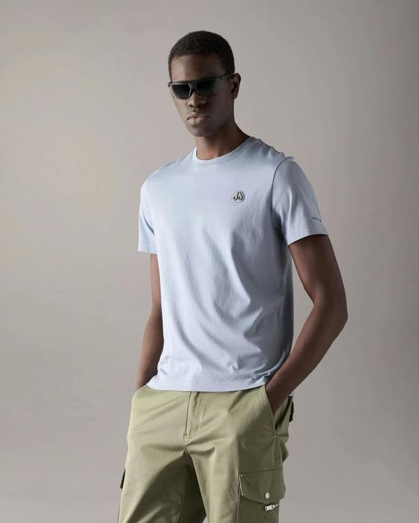 Moose Knuckles Crescent Mens T-Shirt - Jet Stream 1884