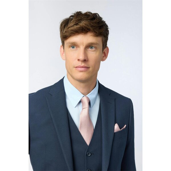 Limehaus Slim Fit Navy Stretch Jacket