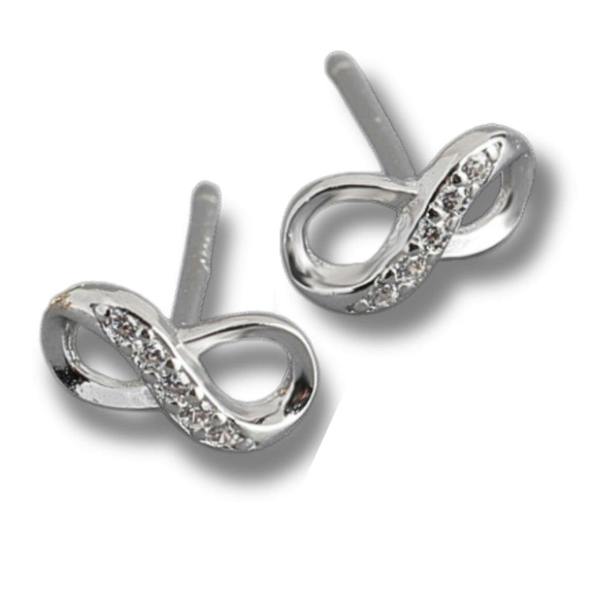 Aye Do Gifts Infinity Diamante Stud Earrings
