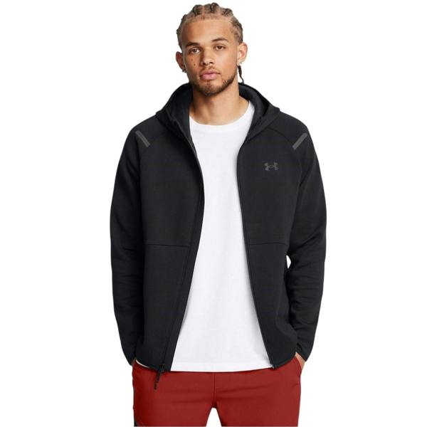 Under Armour Mens Unstoppable Full Zip Hoodie - Black - 