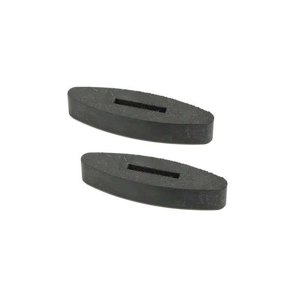 Shires Silicone Horse Rein Stops (Pack Of 2) - Black