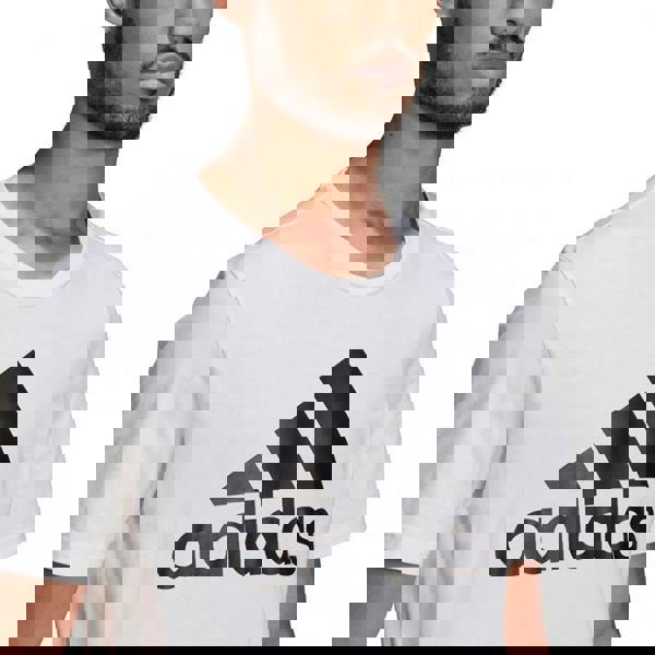 Adidas Mens Essentials Big Logo T-Shirt - White - 