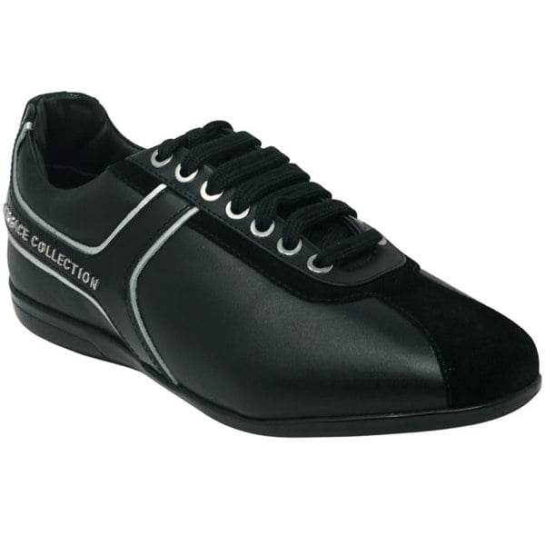 Versace Collection Logo Low Cut Sneakers - Black