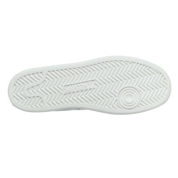 Saucony Mens Jazz Leather Court Trainers - White - 