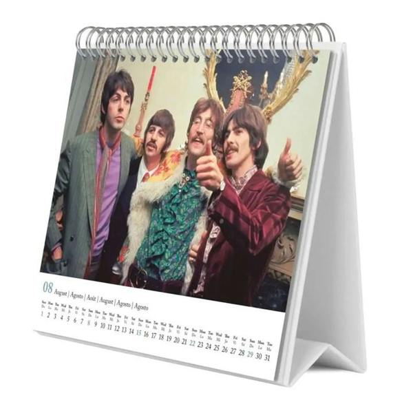 The Beatles, Anthology Easel Desk Calendar 2027, Desk Calendars, Month To View, Entertainment, Gift