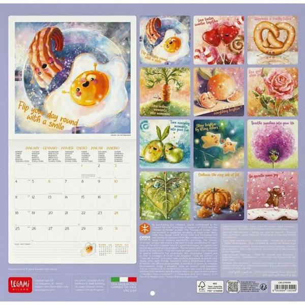 Good Vibes Only Calendar 2027, Wall Calendars, Month To View, Lifestyle, Gift