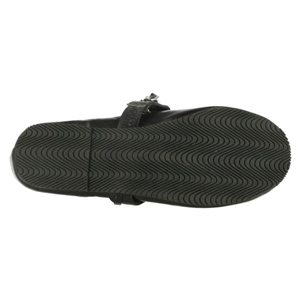 Spot On Girls Cutie Flat Shoe With Bar Chain H2198